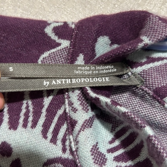 Anthropologie Mock Neck Mini Dress Boho Keyhole Back - Picture 13 of 13